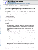 Cover page: Associations Between Objective Sleep and Ambulatory Blood Pressure in a Community Sample.