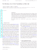 Cover page: No evidence for [O iii] variability in Mrk 142