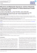 Cover page: Microbial and Metabolite Signatures of Stress Reactivity in Ulcerative Colitis Patients in Clinical Remission Predict Clinical Flare Risk.