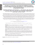 Cover page: Prevalence of and factors associated with childhood anaemia in remote villages of the Peruvian Amazon: a cross-sectional study and geospatial analysis.