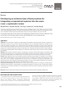 Cover page: Developing an evidence base of best practices for integrating computerized systems into the exam room: a systematic review