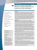 Cover page: Risk Factors Associated With Infection in Open Fractures of the Upper and Lower Extremities