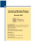 Cover page: The Impact on Maryland's Budget of Allowing Same-Sex Couples to Marry