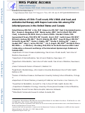 Cover page: Association of CD4+ T-cell Count, HIV-1 RNA Viral Load, and Antiretroviral Therapy With Kaposi Sarcoma Risk Among HIV-infected Persons in the United States and Canada