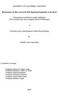 Cover page: Mechanisms for Non-canonical PKA Signaling Regulation in the Heart
