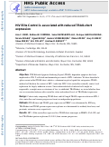 Cover page: HIV elite control is associated with reduced TRAILshort expression.