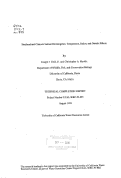 Cover page: Steelhead and Chinook Salmon Bioenergetics: Temperature, Ration, and Genetic Effects