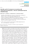 Cover page: Infertility and Its Treatments in Association with Autism Spectrum Disorders: A Review and Results from the CHARGE Study