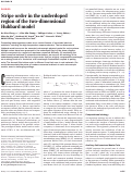 Cover page: Stripe order in the underdoped region of the two-dimensional Hubbard model