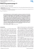 Cover page: Refactoring bacteriophage T7