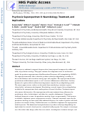 Cover page: Psychosis superspectrum II: neurobiology, treatment, and implications.