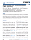 Cover page: Single-Cell Transcriptomic Profiling of Pluripotent Stem Cell-Derived SCGB3A2+ Airway Epithelium