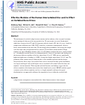 Cover page: Effective modulus of the human intervertebral disc and its effect on vertebral bone stress