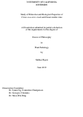 Cover page: Study of Molecular and Biological Properties of Citrus exocortis viroid and Dweet mottle virus