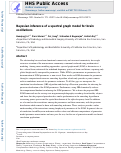 Cover page: Bayesian inference of a spectral graph model for brain oscillations