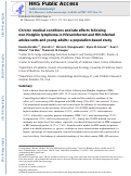 Cover page: Chronic medical conditions and late effects following non‐Hodgkin lymphoma in HIV‐uninfected and HIV‐infected adolescents and young adults: a population‐based study