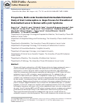 Cover page: Prospective Multicenter Randomized Intermediate Biomarker Study of Oral Contraceptive versus Depo-Provera for Prevention of Endometrial Cancer in Women with Lynch Syndrome