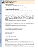 Cover page: Central nervous system cancers, version 2.2014. Featured updates to the NCCN Guidelines.