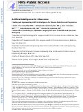 Cover page: Artificial Intelligence for Glaucoma: Creating and Implementing Artificial Intelligence for Disease Detection and Progression.