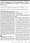 Cover page: Total-Body Multiparametric PET Quantification of 18F-FDG Delivery and Metabolism in the Study of Coronavirus Disease 2019 Recovery