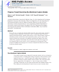 Cover page: Progress toward resolving the attentional capture debate