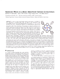 Cover page: Relativistic Effects on a Metal–Metal Bond: Osmium Corrole Dimers