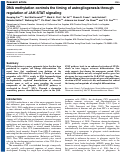 Cover page: DNA methylation controls the timing of astrogliogenesis through regulation of JAK-STAT signaling