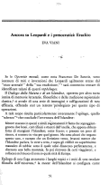 Cover page: Ancora su Leopardi e i presocratici: Eraclito