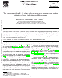 Cover page: The Locus Algorithm II: A robust software system to maximise the quality of fields of view for Differential Photometry