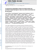 Cover page: A harmonized segmentation protocol for hippocampal and parahippocampal subregions: Why do we need one and what are the key goals?