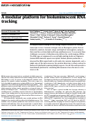 Cover page of A modular platform for bioluminescent RNA tracking.