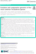 Cover page: Evolution and comparative genomics of the most common Trichoderma species