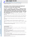 Cover page: Naturalization of the microbiota developmental trajectory of Cesarean-born neonates after vaginal seeding