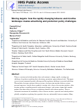 Cover page: Moving targets: how the rapidly changing tobacco and nicotine landscape creates advertising and promotion policy challenges