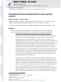 Cover page: Integrating behavioural health tracking in human genetics research