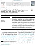 Cover page: A modular approach to creating large engineered cartilage surfaces