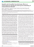 Cover page: Epigallocatechin gallate has pleiotropic effects on transmembrane signaling by altering the embedding of transmembrane domains