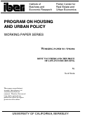 Cover page: Rent Vouchers and the Price of Low-Income Housing