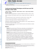 Cover page: Cardiovascular damage phenotypes and all-cause and CVD mortality in older adults