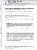 Cover page: Traffic-Related Air Pollution and Incident Dementia: Direct and Indirect Pathways Through Metabolic Dysfunction