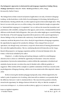 Cover page: Psycholinguistic Approaches to Instructed Second Language Acquisition: Linking Theory, Findings and Practice. Daniel R. Walter. Multilingual Matters, 2023, 210 pp.