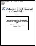 Cover page: Multi-criteria comparison of fuel policies: Renewable fuel mandate, fuel emission-standards, and fuel carbon tax