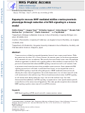 Cover page: Rapamycin rescues BMP mediated midline craniosynostosis phenotype through reduction of mTOR signaling in a mouse model