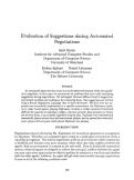 Cover page: Evaluation of Suggestions during Automated Negotiations