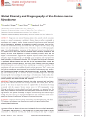 Cover page: Global Diversity and Biogeography of the <i>Zostera marina</i> Mycobiome.