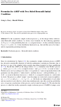 Cover page: Formulas for ASEP with Two-Sided Bernoulli Initial Condition