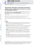 Cover page: Standardisation, multi-measure, data quality and trending: A qualitative study on multidisciplinary perspectives to improve intensive care early mobility monitoring