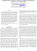 Cover page: Reading direction is sufficient to account for the optimal viewing position in reading: The case of music reading