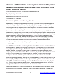 Cover page: Advances to ASHRAE Standard 55 to encourage more effective building practice