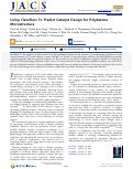 Cover page: Using Classifiers To Predict Catalyst Design for Polyketone Microstructure.